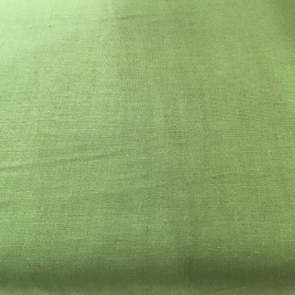 Plain Hunter Mid Green solid fabric by Reynard