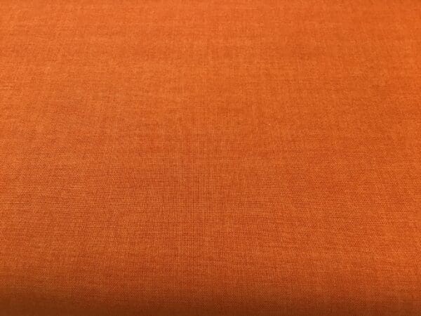 Linen Texture 1473N4 Orange Makower plain blender fabric - Image 2