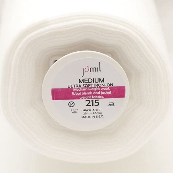 Medium Weight Iron on (fusible) ultra soft interfacing Jomil 90cm wide