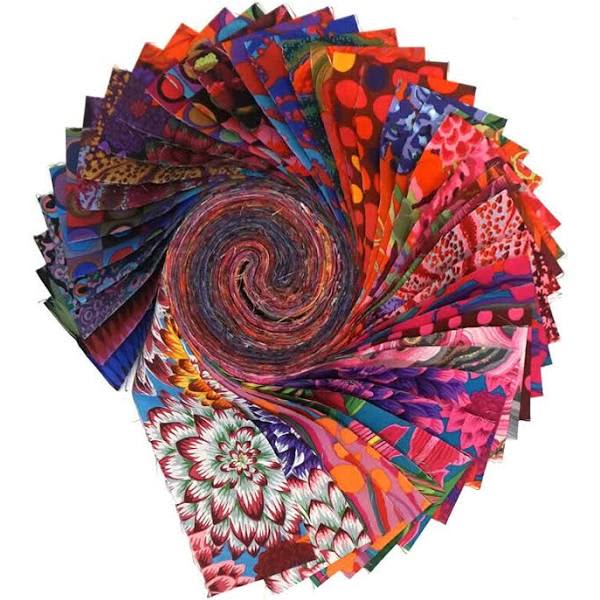 Kaffe Fassett FB4DRGPFeb21 Hot Design roll, red pink orange x 40 Strips Kaffe Fassett FB4DRGPFeb21 Hot Design roll, red pink orange x 40 Strips