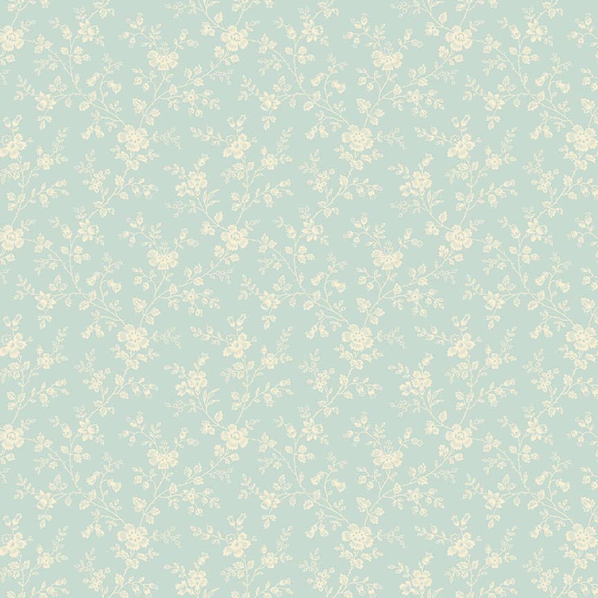 Bluebird 9841LB Me Not Blue fabric by Edyta Sitar for Laundry