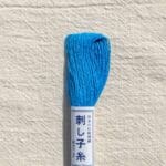 Japanese Sashiko Thread 20m Bright Blue no.27
