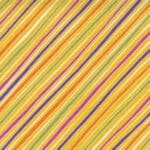 Petal Power 22411613 Yellow Multi stripe fabric by Moda