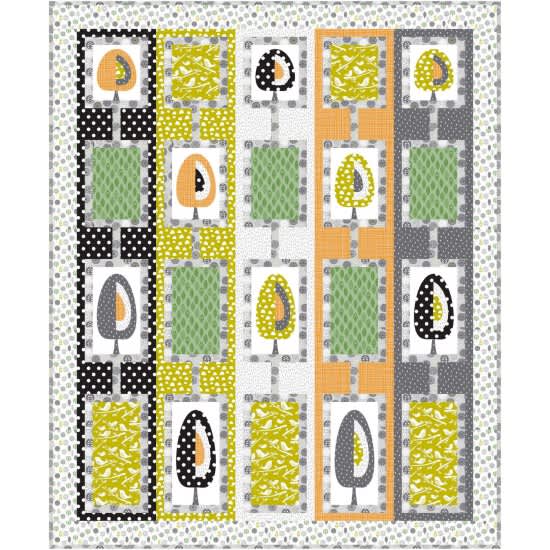 80750 Leafy Meadow Quilt Pattern – 56″ X 68″