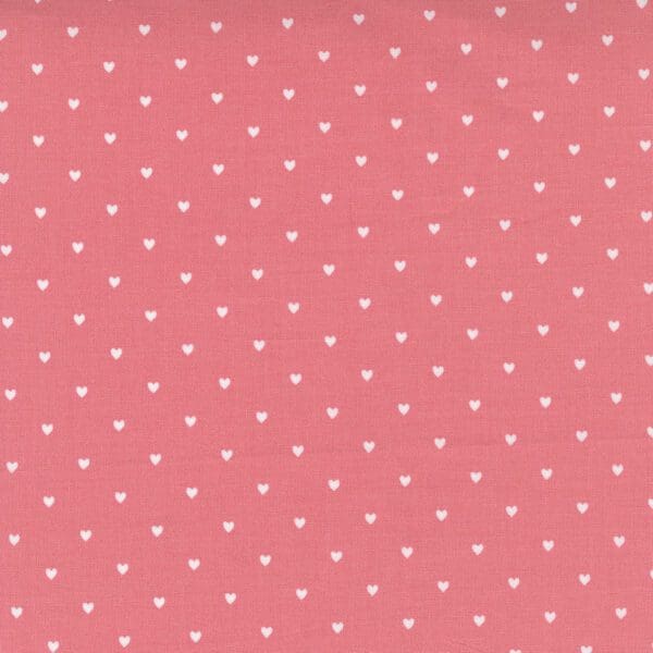 Love Note 515515 Hearts on Tea Rose Pink by Lella Boutique for Moda fabrics