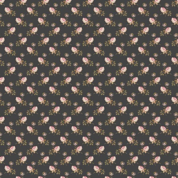 Moonstone 9451K Clover Coal dark Grey fabric by Edyta Sitar for Laundry Basket Quilts