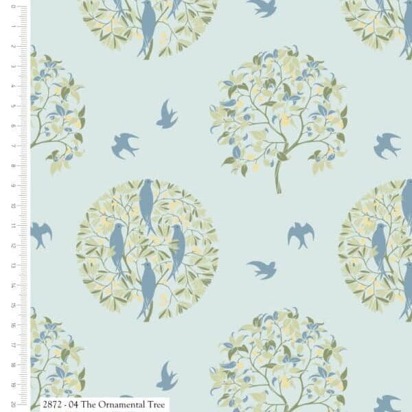 Birds in Nature 287204 The Ornamental Tree by Voysey for V&A fabrics