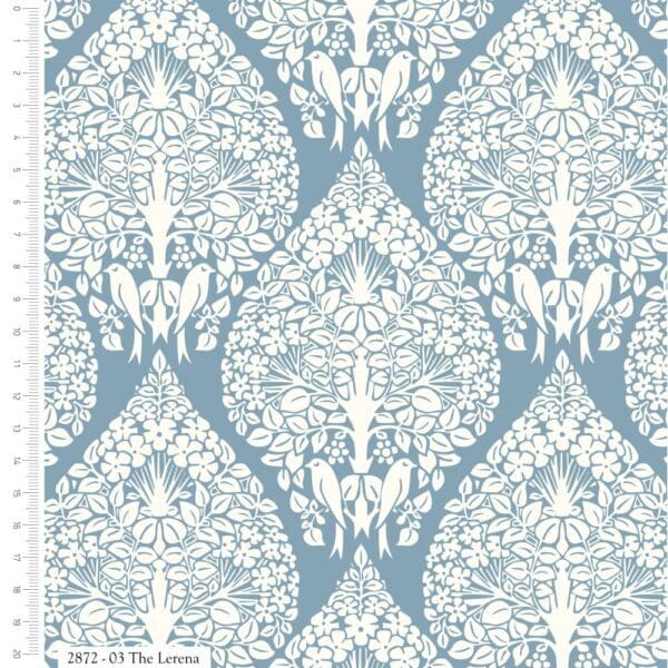 Birds in Nature 28723 The Lerena by Voysey for V&A fabrics