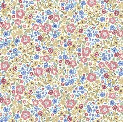 Fox Trot 28957E Packed Floral Yellow Pink by QT fabrics