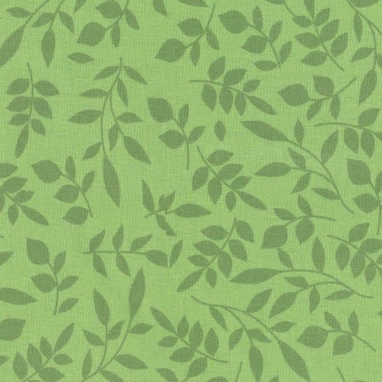 Quilt Backs, 79070 Green Leaves, 108 Inches Wide
