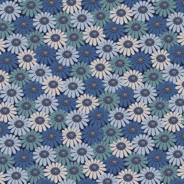 Shinrin Yoku A643.2 Compact Floral blues by Lewis & Irene