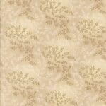Tonal Vineyard 47603703 108” extra wide beige background with dark beige and cream sprigs of leaves backing fabric