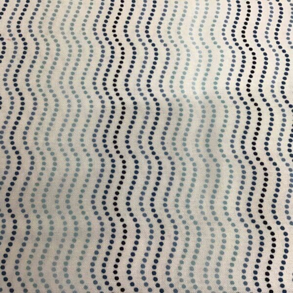 High Tide Waves, 082/Q, Cream  by Makower