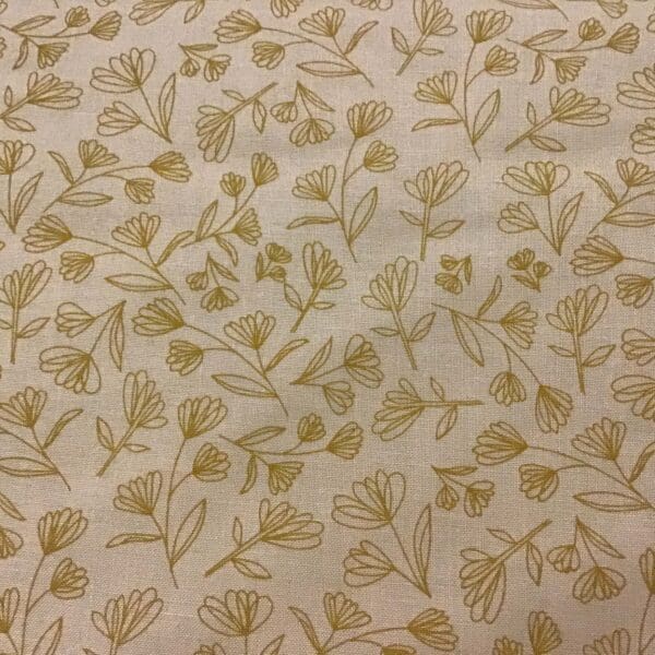 Meadow Walk Freesia, 1342Y, Sunlight by Makower Meadow Walk Freesia, 1342Y, Sunlight by Makower