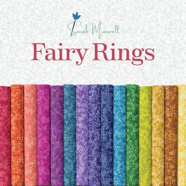 Fairy Rings Charm Pack – 42 x 5″ squares by Andover/Makower