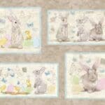 Bella Bunnies Panel 8045 by Victoria Hutto