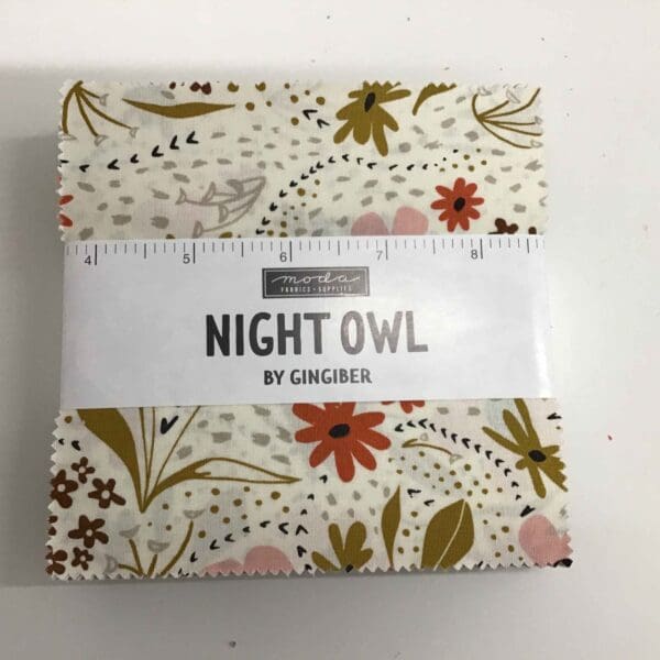 Night Owl - Charm Pack - 42 x 5” squares  by Moda