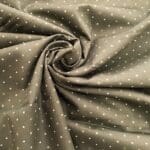 Magic Dot 108026 20 Forest Extra Wide 108″ Moda tiny green & white dots on green background