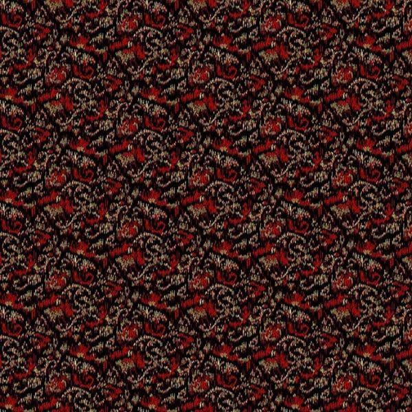 Belle Rose 2971K Ikat Motif Black fabric by Renee Nannaman for Andover fabrics