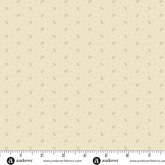Forest Glen 10061L Alpine Fog cream fabric by Renee Nanneman