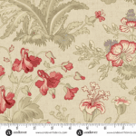 Forest Glen 10052L Highlands Fog cream floral fabric by Renee Nanneman