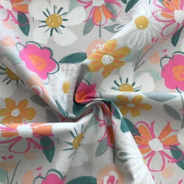 Zebra Dazzle Floral Scatter 22228 by 3 Wishes