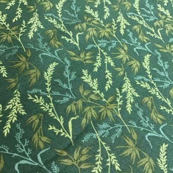 Lady Tulip 2199G Green Sprig fabric by Edyta Sitar for Laundry Basket Quilts 190R tulip rustic branch Lady Tulip 2199G Green Sprig fabric by Edyta Sitar for Laundry Basket Quilts 190R tulip rustic branch