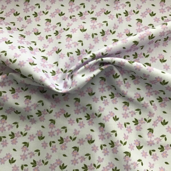 Scattered Flowers 5824010 purple by Camelot Fabrics