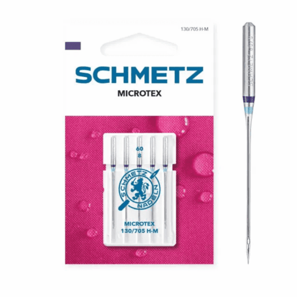Schmetz 60/8 Microtex Sharps machine sewing needles x5 Schmetz 60/8 Microtex Sharps machine sewing needles x5