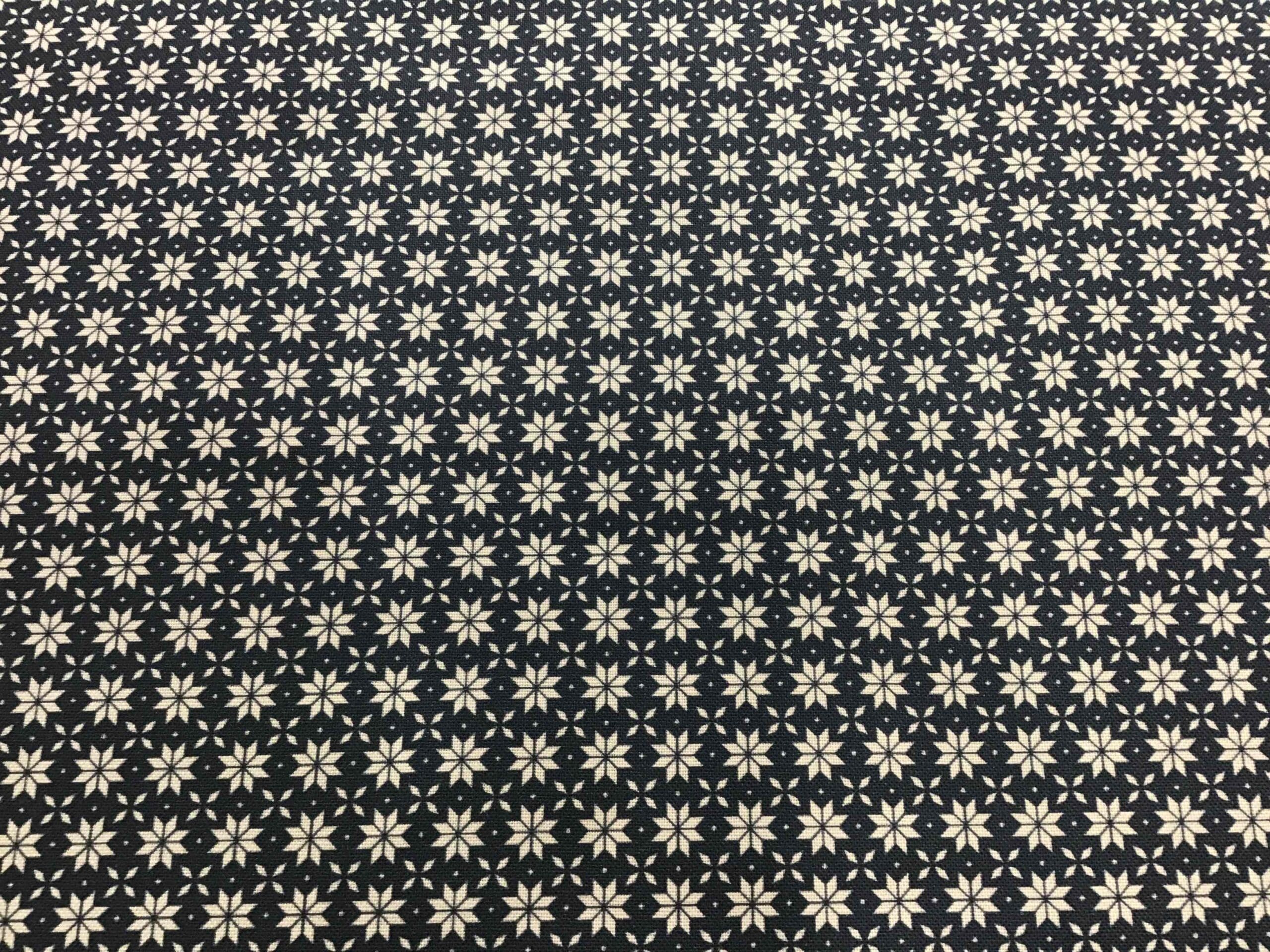Snowflake Geo Fair Isle, Navy, 21240608, by Camelot Fabrics Snowflake Geo Fair Isle, Navy, 21240608, by Camelot Fabrics