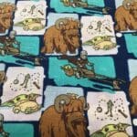 Mando Child Paint Memories-Star Wars, Navy, 7380033, by Eugene Textiles