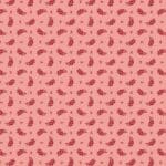 Indian Summer SH20A mini floral red Stuart Hillard fabric by Lewis and Irene