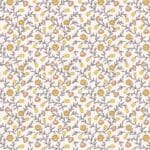 Indian Summer SH21A yellow climbing flowers Stuart Hillard fabric by Lewis and Irene