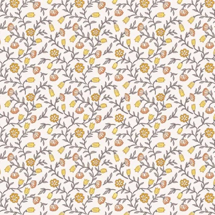 Indian Summer SH21A yellow climbing flowers Stuart Hillard fabric by Lewis and Irene Indian Summer SH21A yellow climbing flowers Stuart Hillard fabric by Lewis and Irene