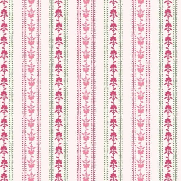 Indian Summer SH22A floral stripe on cream Stuart Hillard fabric by Lewis and Irene Indian Summer SH22A floral stripe on cream Stuart Hillard fabric by Lewis and Irene