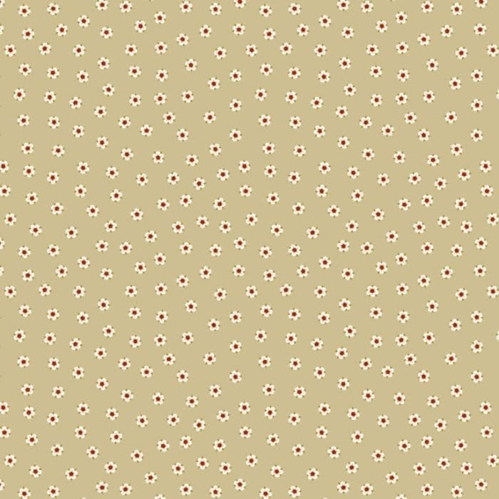 Isabella A852.1 Bramley floral on dark linen fabric by Lewis and Irene Isabella A852.1 Bramley floral on dark linen fabric by Lewis and Irene