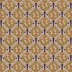 Isabella A853.3 Hidcote tree on darkest plum fabric by Lewis and Irene