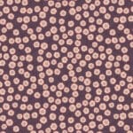 Jardin D’Automne A927C simple flower on aubergine by Lewis and Irene