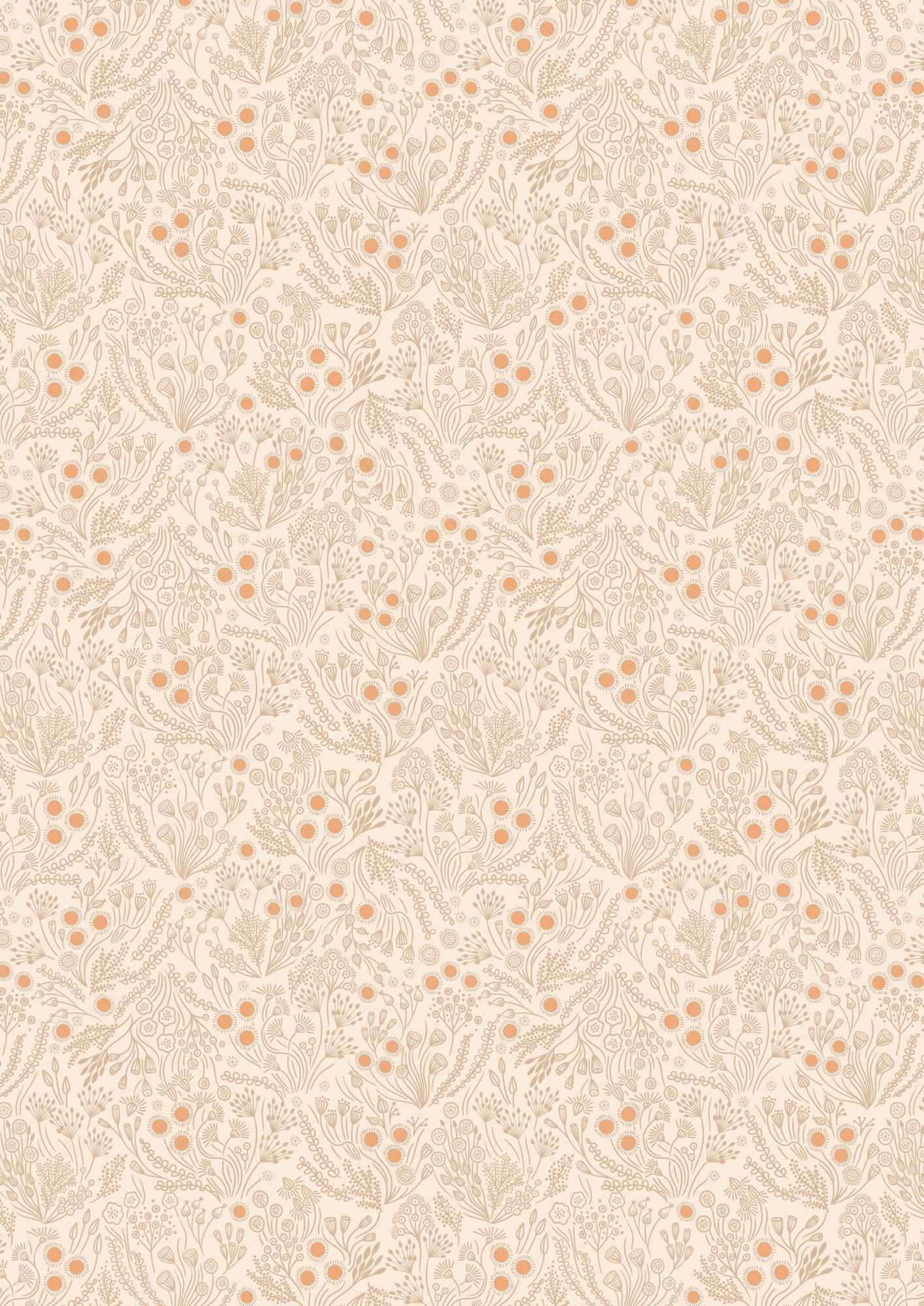 Jardin D’Automne A929A floral seeds on light stone by Lewis and Irene Jardin D’Automne A929A floral seeds on light stone by Lewis and Irene