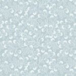 Secret Winter Garden Flannel A658.1 Snowberries ice blue by Lewis & Irene fabrics