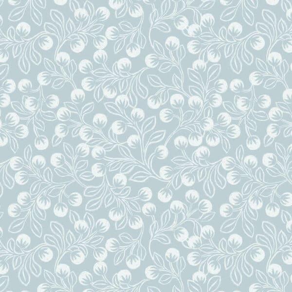 Secret Winter Garden Flannel A658.1 Snowberries ice blue by Lewis & Irene fabrics Secret Winter Garden Flannel A658.1 Snowberries ice blue by Lewis & Irene fabrics