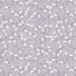 Secret Winter Garden Flannel A658.3 Snowberries iced lavender by Lewis & Irene fabrics