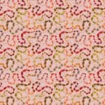 Leafy Trail A848.2 on mushroom pink fabric by Lewis and Irene