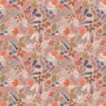 Nature treasures A849.2 on mushroom fabric by Lewis and Irene